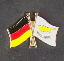 Flaggenpin Deutschland/Zypern