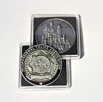 IPA Sammler Coin Bayern Gr. ø 40 mm in Präsentbox, versilbert patiniet